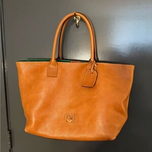 Dooney & Bourke Tan Florentine Leather Structured Tote - New without Tags